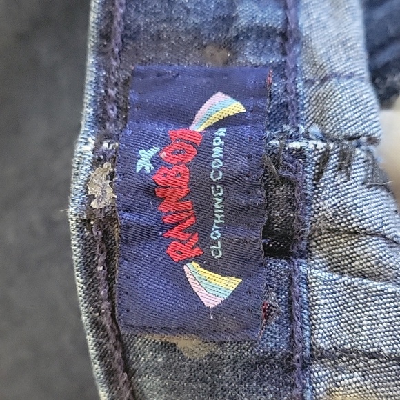 (E) Vintage 80s ultra highrise rainbow pants - Picture 6 of 6